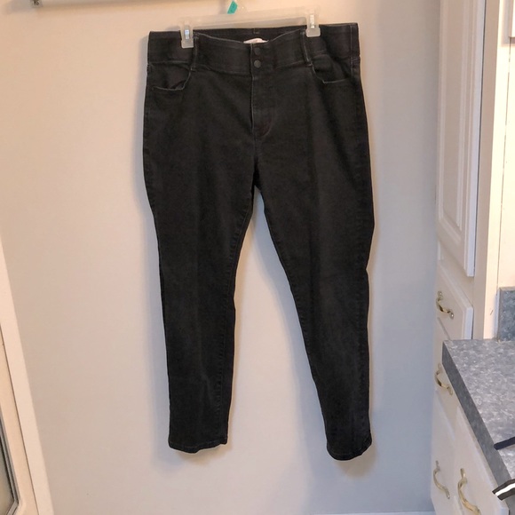 Nine West Denim - Women’s Nine West Straight Fit high waist jeans 18 black